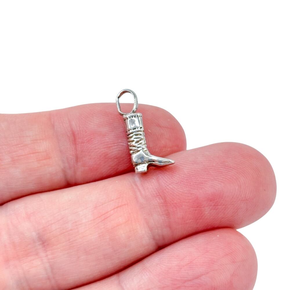 Vintage Sterling Silver 925 Riding Boot Charm